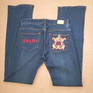 Vintage Women's Baby Phat  Stretch Boot Cut/Flare  Jeans Size 9 / 10